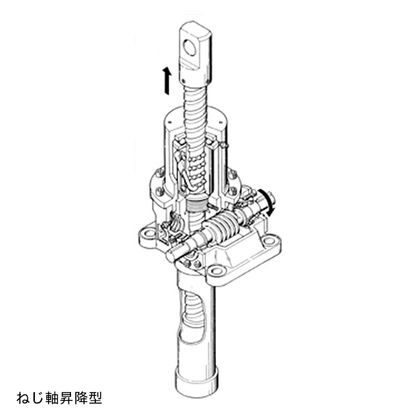 新作続 メカニカルジャッキ ギアー式スクリュージャッキ 15トン ジャーナルジャッキ ギアジャッキ KIKAIYA 